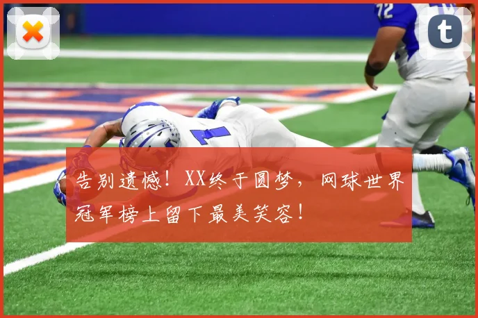 告别遗憾!XX终于圆梦,网球世界冠军榜上留下最美笑容!